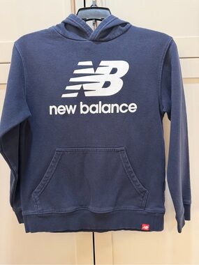 New Balance Kids Navy Logo Hoodie-YS (8)